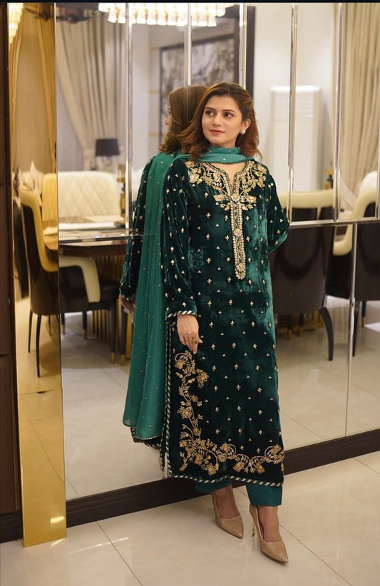 Handcrafted Pure French Velvet