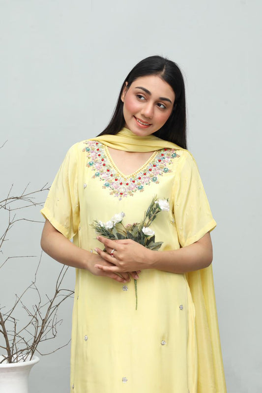 Pure Tussle Silk Ensemble