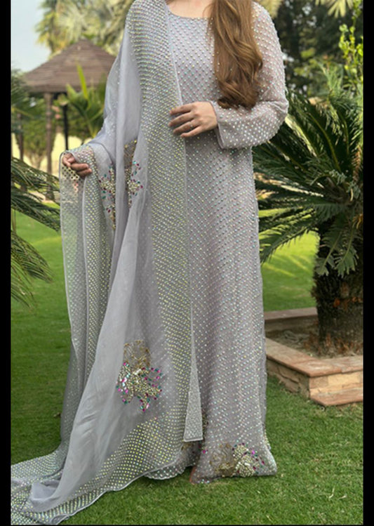 Luxury Pure Organza Maxi