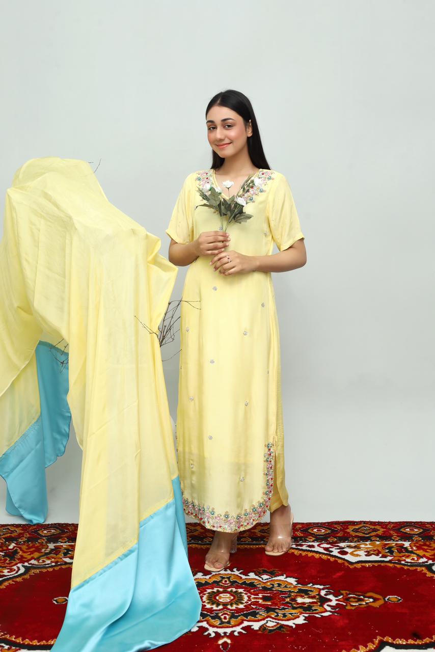 Pure Tussle Silk Ensemble