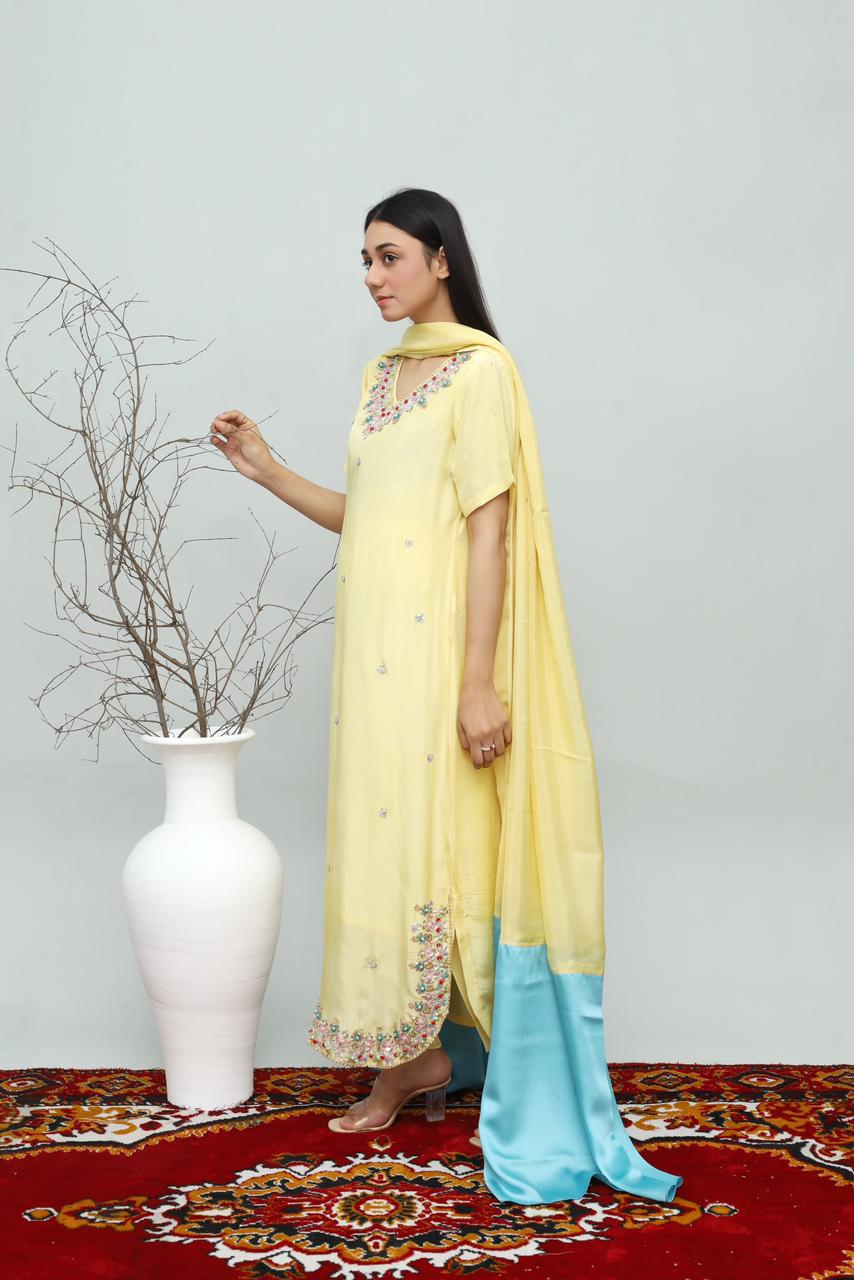 Pure Tussle Silk Ensemble