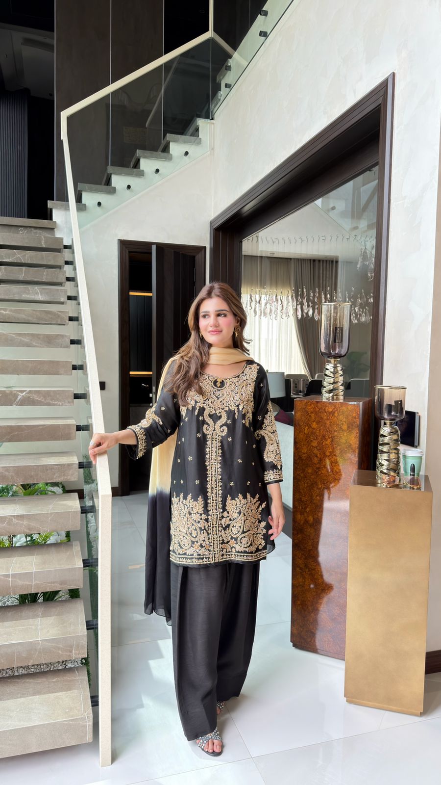 Pure Sheesha Silk Ensemble